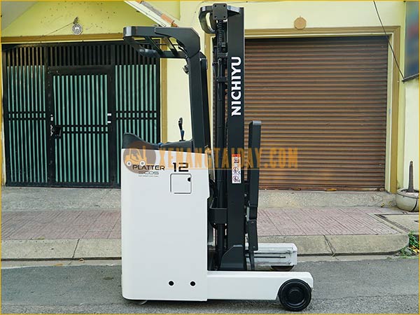 Xe nâng điện đứng lái NICHIYU FBRM12-80B-550MCS