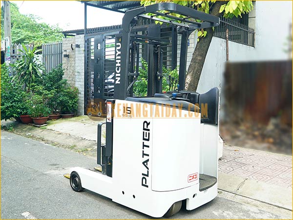 Xe nâng điện đứng lái NICHIYU FBRM15-80-300