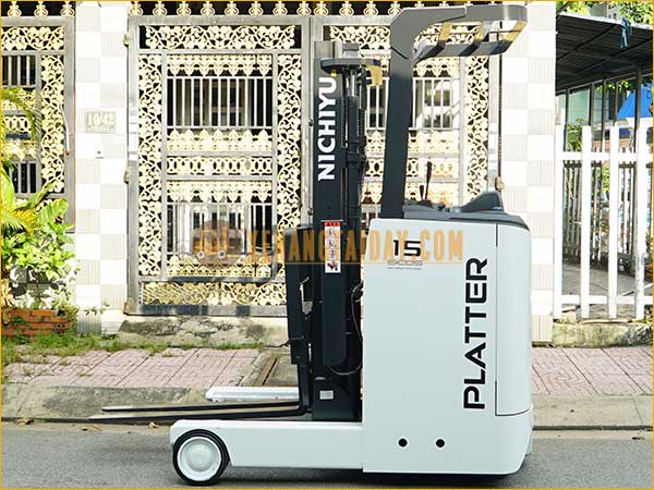 Xe nâng điện đứng lái NICHIYU FBRM15-80-300