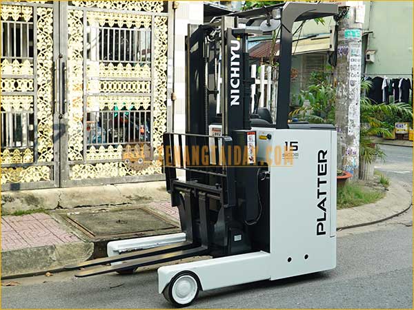 Xe nâng điện đứng lái NICHIYU FBRM15-80-300