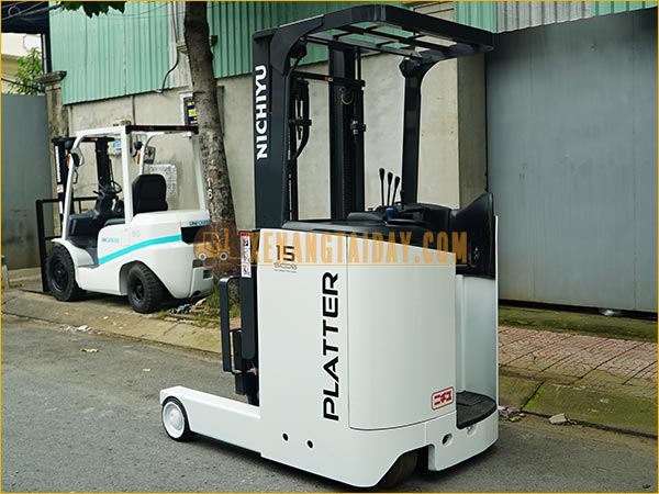Xe nâng điện đứng lái NICHIYU FBRM15-80-350