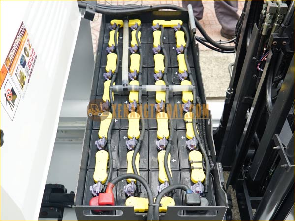Xe nâng điện đứng lái NICHIYU FBRM15-80-350PFL