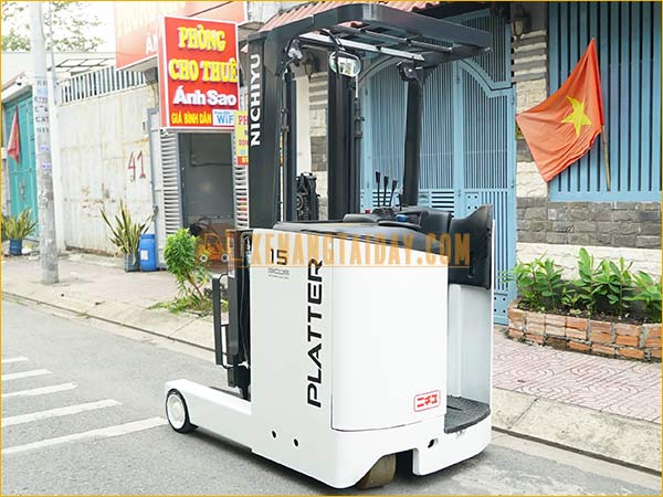 Xe nâng điện đứng lái NICHIYU FBRM15-80-350PFL