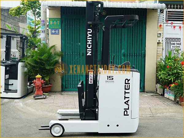 Xe nâng điện đứng lái NICHIYU FBRM15-80-400