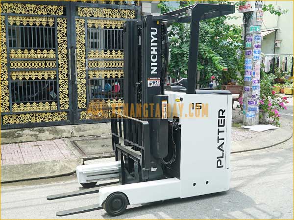 Xe nâng điện đứng lái NICHIYU FBRM15-80-450NM