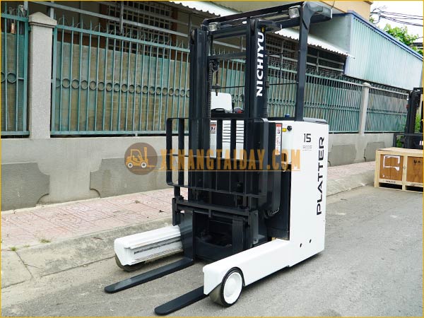 Xe nâng điện đứng lái NICHIYU FBRM15-80B-300