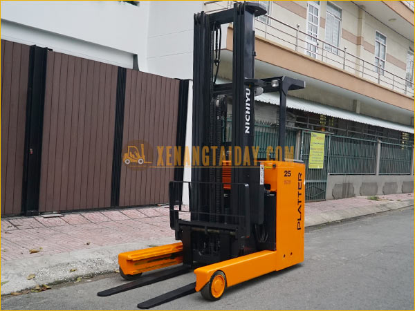 Xe nâng điện đứng lái NICHIYU FBRM25-H80B-470
