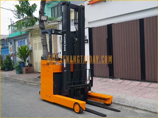 Xe nâng điện đứng lái NICHIYU FBRM25-H80B-470