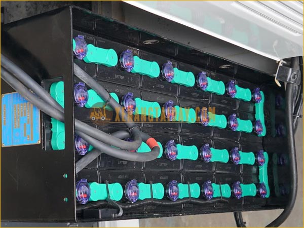 Xe nâng điện đứng lái NICHIYU FBRMW14-80B-550MCS