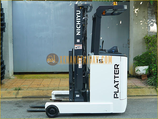 Xe nâng điện đứng lái NICHIYU FBRMW15-80B-500MCS
