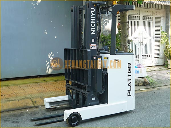 Xe nâng điện đứng lái NICHIYU FBRMW15-80B-500MCS