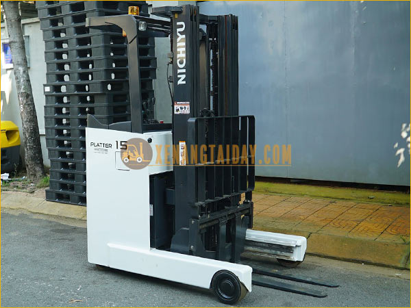 Xe nâng điện đứng lái NICHIYU FBRMW15-80B-500MCS