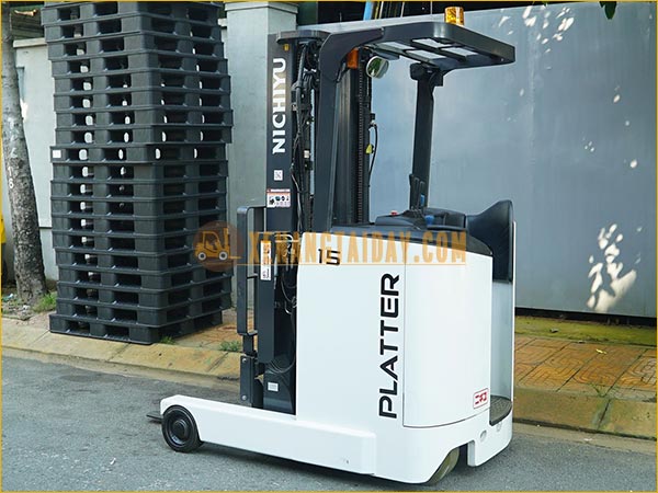 Xe nâng điện đứng lái NICHIYU FBRMW15-80B-500MCS