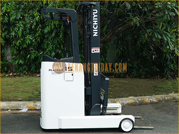 Xe nâng điện đứng lái NICHIYU FBRMW15-80B-530MCS