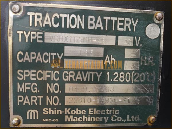 Xe nâng điện đứng lái TCM FBR9-8C