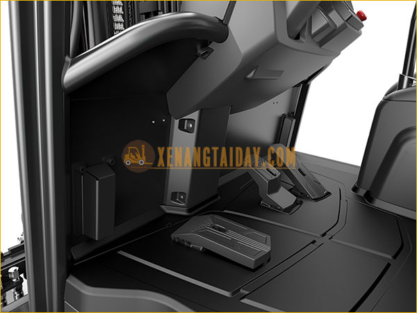 Xe nâng điện ngồi lái 3 bánh Mitsubishi FB18-ANT