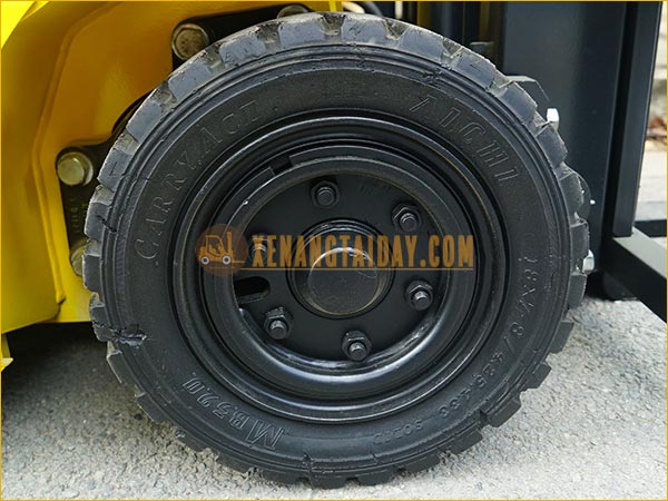 Xe nâng điện ngồi lái KOMATSU FB15-12 gắn bình điện axít chì 48V - 402Ah LIFTTOP VTFL6