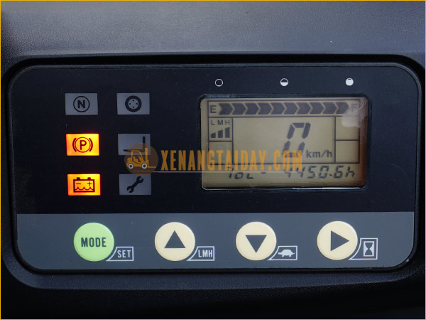 Xe nâng điện ngồi lái KOMATSU FB15-12 gắn pin lithum 48V - 460Ah PKGFF48460