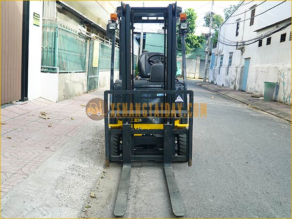 Xe nâng điện ngồi lái KOMATSU FB15M-12 gắn bình điện axít chì 48V - 468Ah LIFTTOP VTIL6