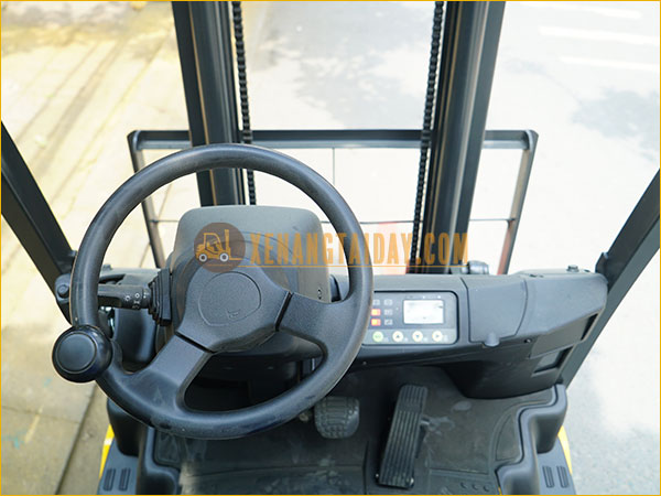 Xe nâng điện ngồi lái KOMATSU FB15M-12 gắn bình điện axít chì 48V - 468Ah LIFTTOP VTIL6