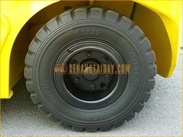 Xe nâng điện ngồi lái KOMATSU FE30-1 gắn bình điện axít chì 72V - 485Ah LIFTTOP VTDX485MH