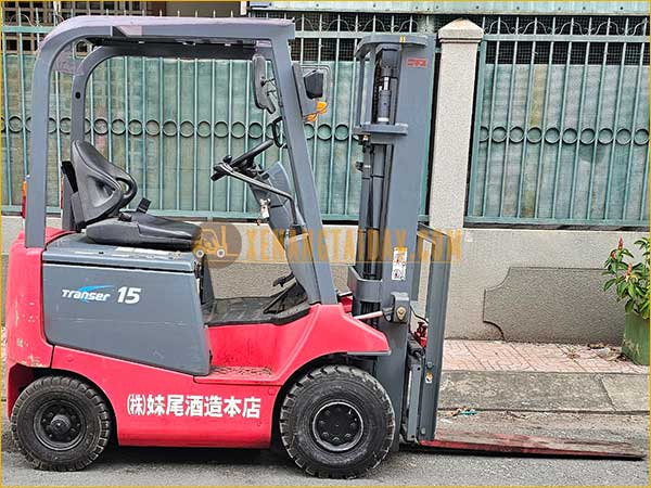 Xe nâng điện ngồi lái NICHIYU FB15PL-75-300SF