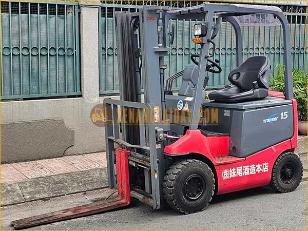 Xe nâng điện ngồi lái NICHIYU FB15PL-75-300SF