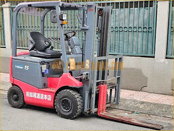 Xe nâng điện ngồi lái NICHIYU FB15PL-75-300SF