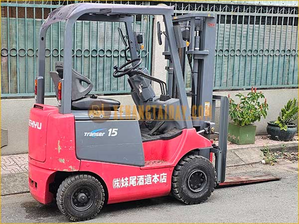 Xe nâng điện ngồi lái NICHIYU FB15PL-75-300SF