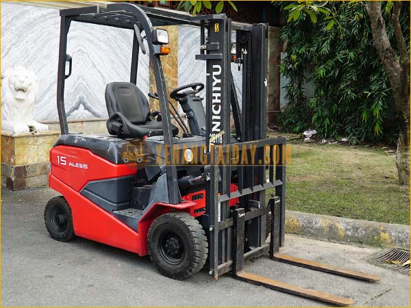 Xe nâng điện ngồi lái NICHIYU FB15PN-80-300