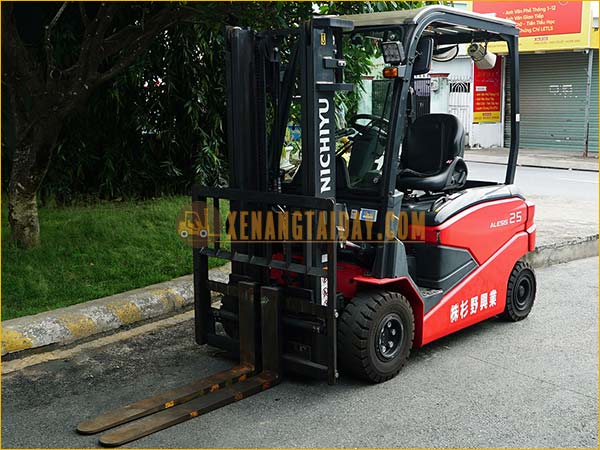 Xe nâng điện ngồi lái NICHIYU FBB25PN-80-300AF