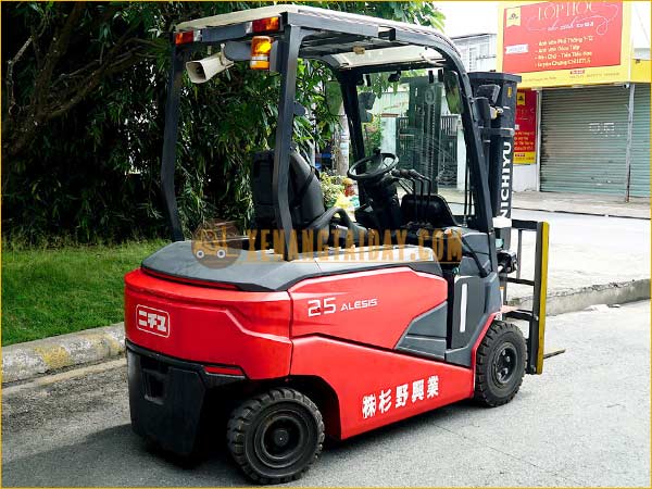 Xe nâng điện ngồi lái NICHIYU FBB25PN-80-300AF