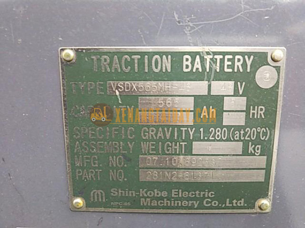 Xe nâng điện ngồi lái TCM FB25-7.