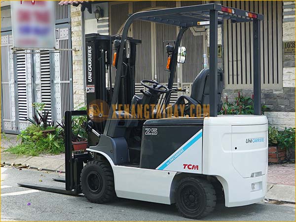 Xe nâng điện ngồi lái TCM - UNICARRIERS FB25-8 gắn pin lithum 48V - 460Ah PKGFF48460