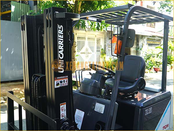 Xe nâng điện ngồi lái TCM - UNICARRIERS FB25-8 gắn pin lithum 48V - 460Ah PKGFF48460