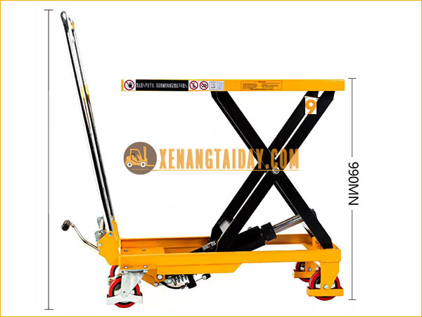 Xe nâng mặt bàn 1000kg Noblelift TF100