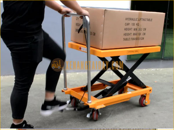 Xe nâng mặt bàn NIULI 300kg WP300, cao 900mm