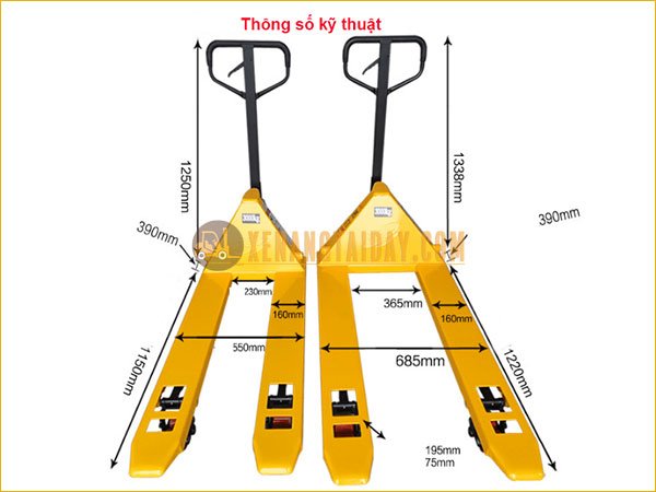 Xe nâng tay 3 tấn TAIHU HTA30