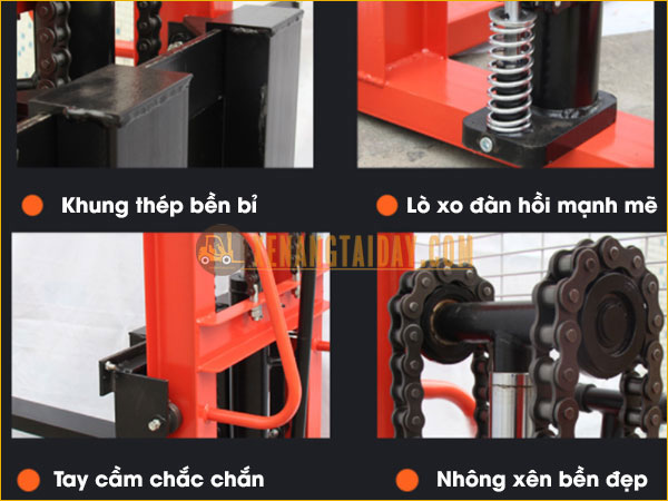 Xe nâng tay cao 1.6 mét CTYE 10/16 NIULI