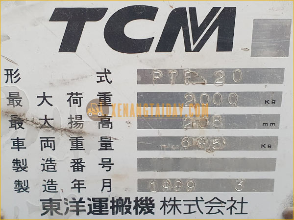 Xe nâng tay điện thấp tự động TCM PTE 20