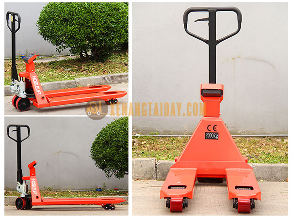 Xe nâng tay thấp HPT20S Noblelift 2 tấn có cân điện tử