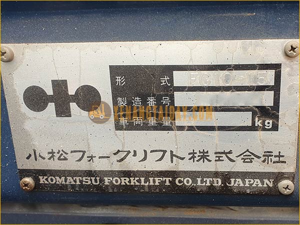 Xe nâng xăng KOMATSU FG10-15