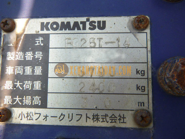 Xe nâng xăng KOMATSU FG25T-14