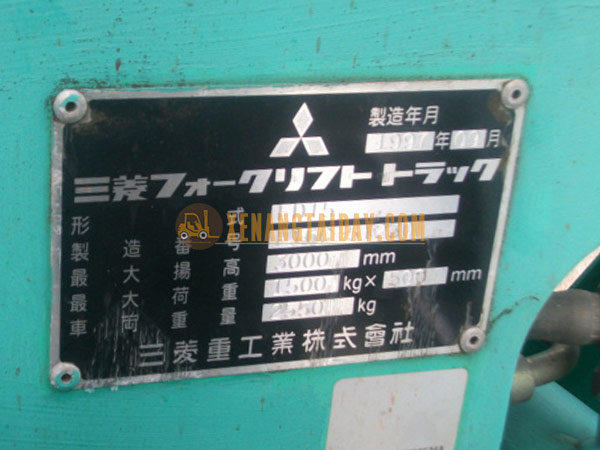 Xe nâng dầu MITSUBISHI FD15 - F16C