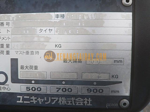 Xe nâng Xăng NISSAN EBT-NP1F1