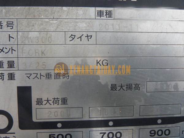 Xe nâng Xăng NISSAN P1F2A20D
